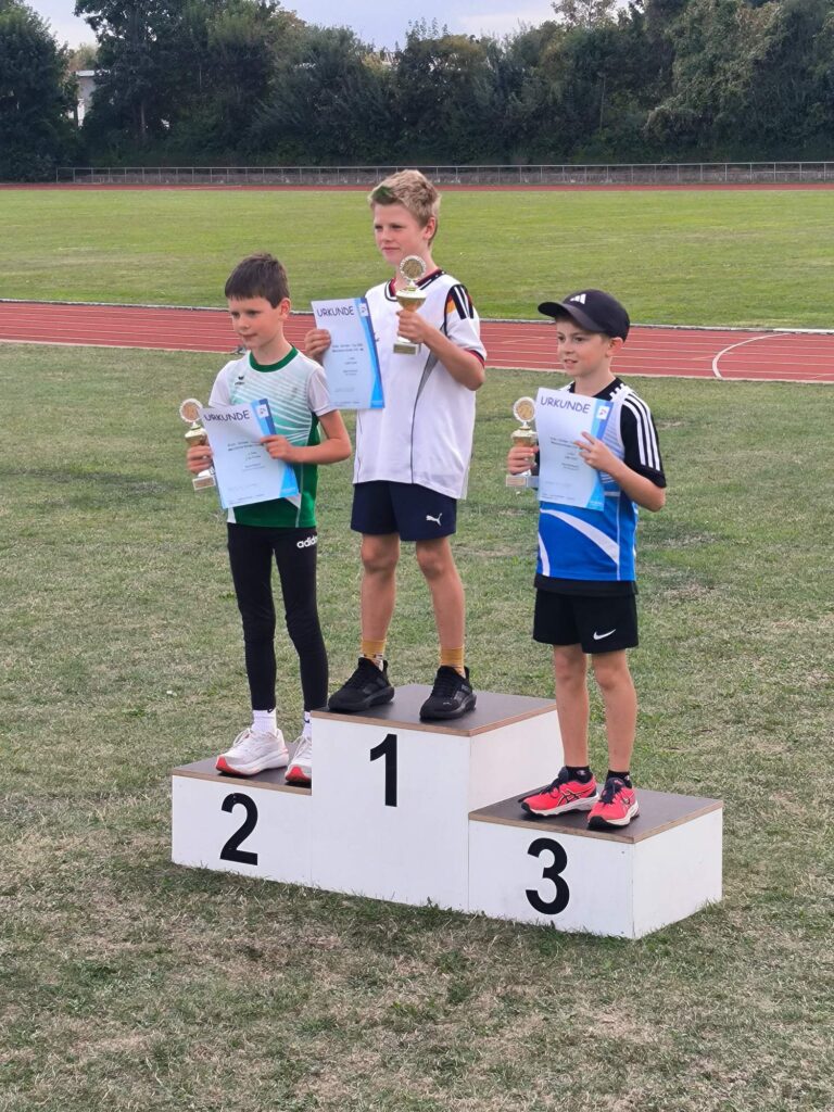 Noah Scharf auf Platz 2 des Kreis-Schüler-Cups in der Altersklasse M9